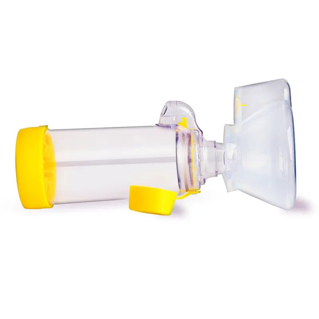 Cross-border handheld inhaler with mask inhaler gasket storage tank aero chamber spacer Application Scenario
