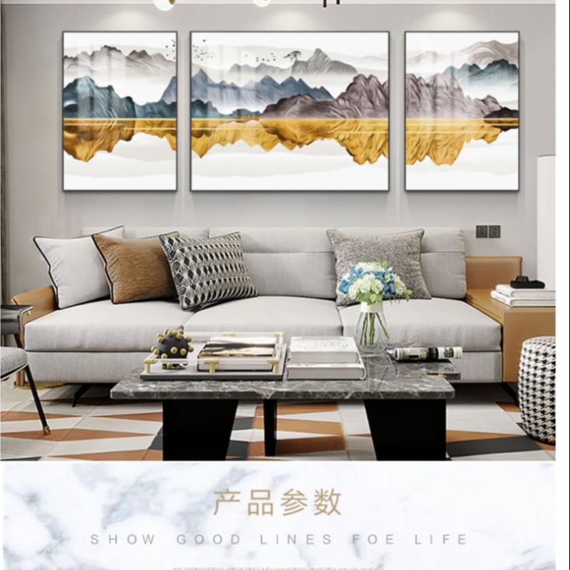 轻奢铝合金晶瓷晶钻晶贝画装饰画