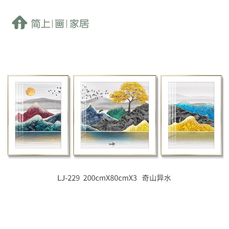 装饰画/铁艺/唐卡/屋内挂画/玄关画新中式产品图