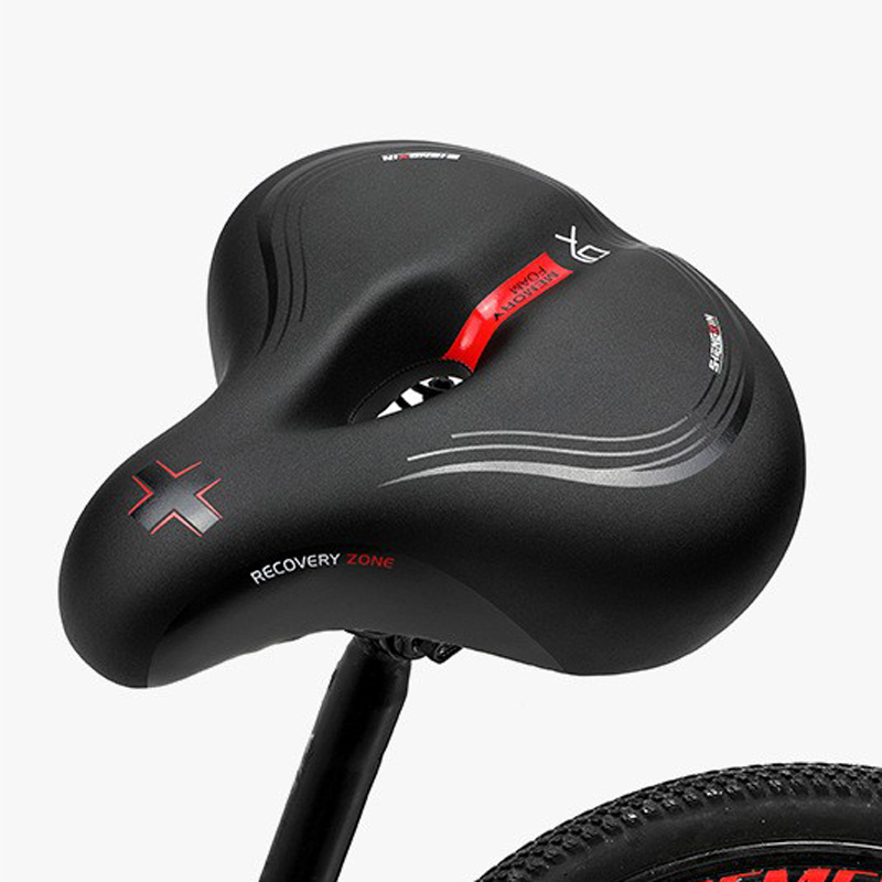 250112 Enlarged and widened saddle, bicycle saddle, mountain bike seat cushion, bicycle seat cushion, bicycle seat cushion bag