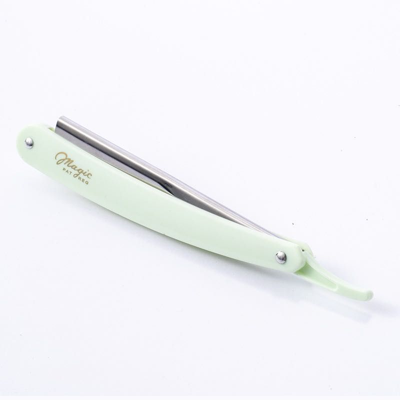 28536 factory direct sales support street vending economy, flat knife rack 030 barber knife, hairdressing tools, hair cutting knife imported blades details Picture
