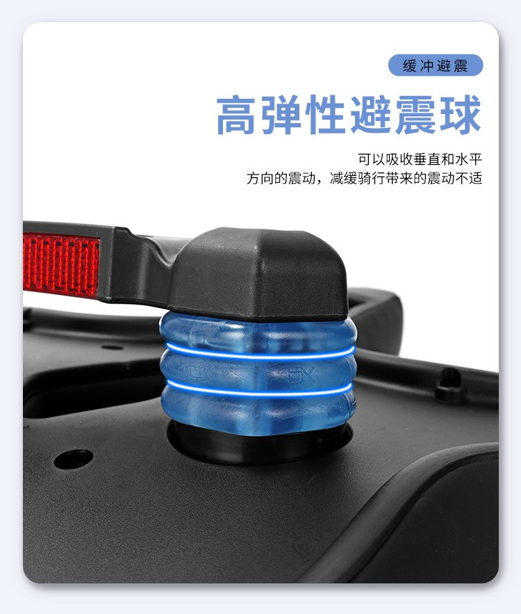 250104 Enlarged and widened saddle, bicycle saddle, mountain bike seat cushion, bicycle seat cushion, bicycle seat cushion bag pic 9