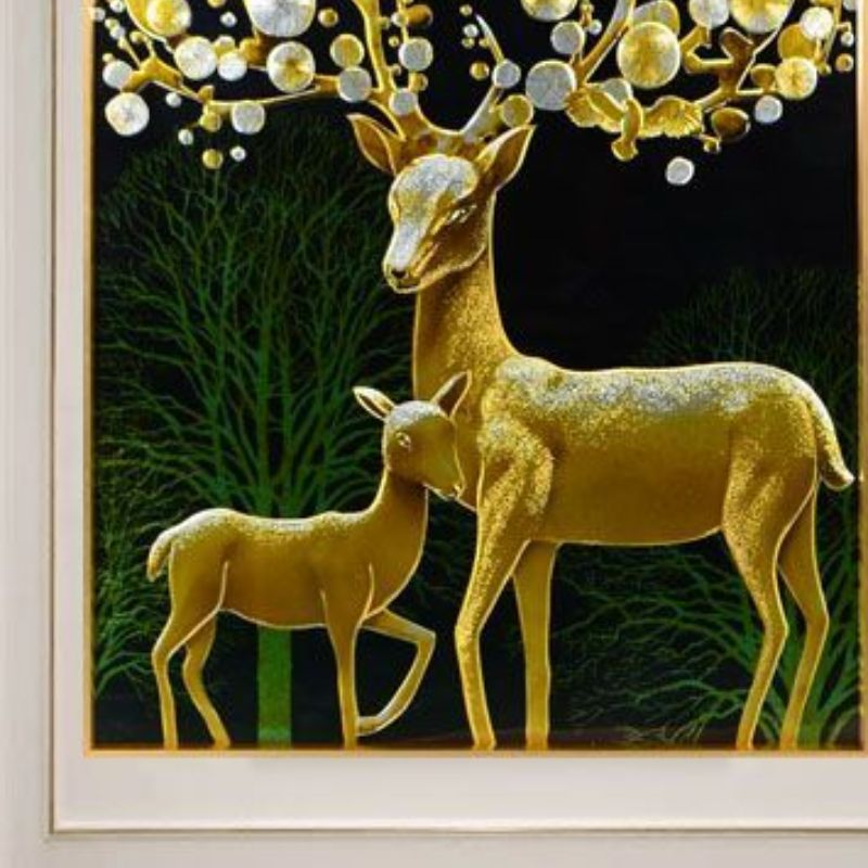 装饰画/木画边/穆斯林装饰画/装饰画挂画/壁画产品图