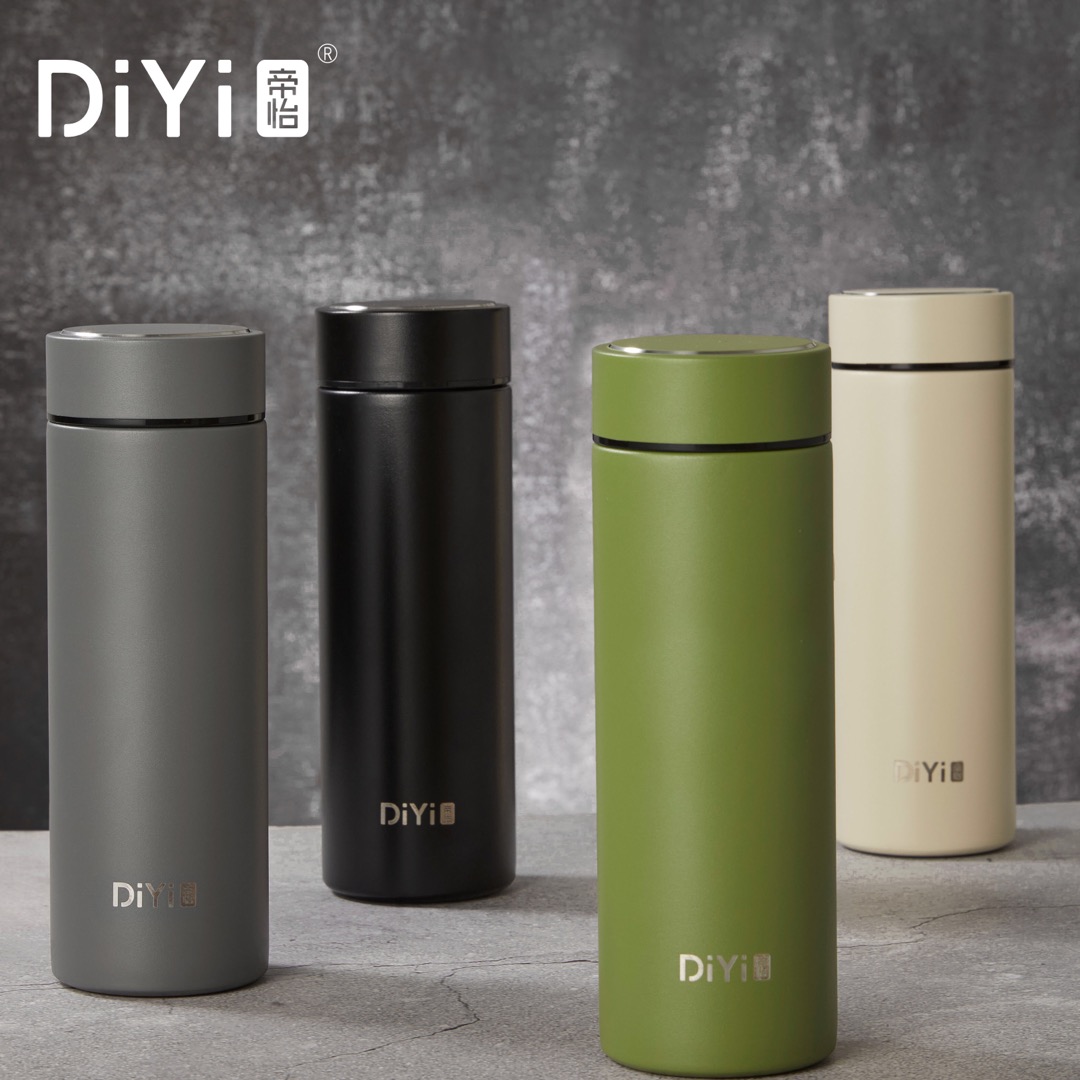 Classic style, evergreen cup type DY-BW1319 Diyi Ruixing business straight cup 520ml, two capacities, powder-coated paint surface, wear-resistant and scratch-resistant, simple four-color, suitable for multiple scenarios! details Picture