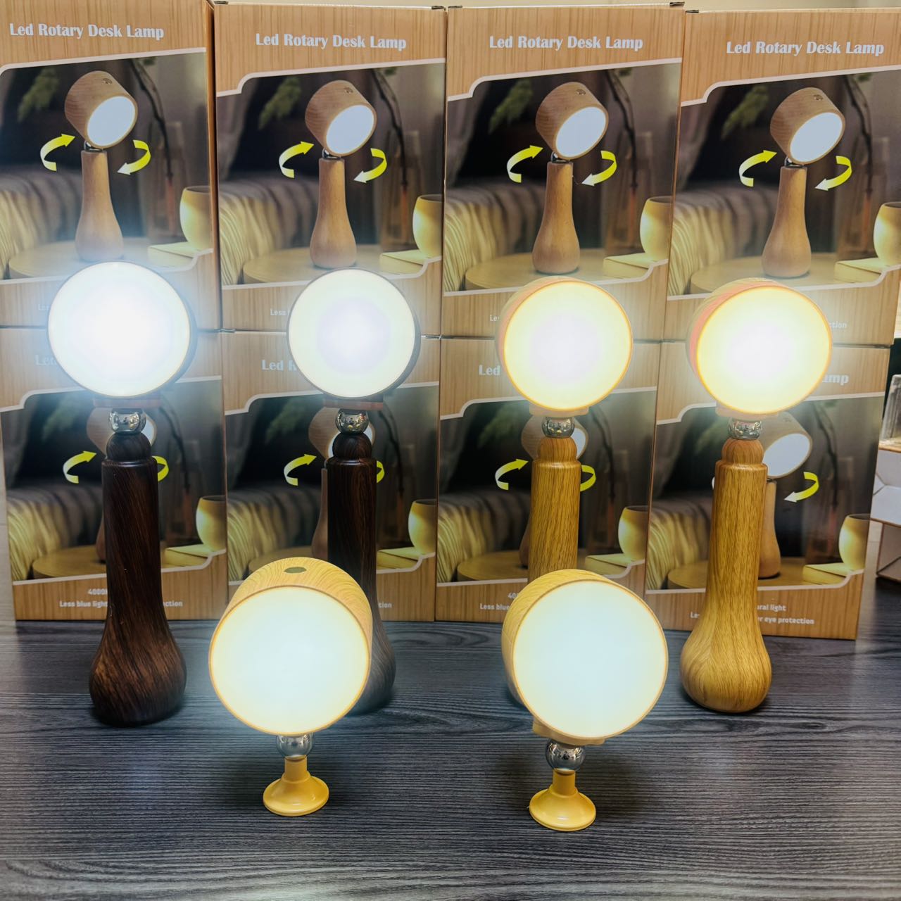 LED rotating desk lamp details Picture