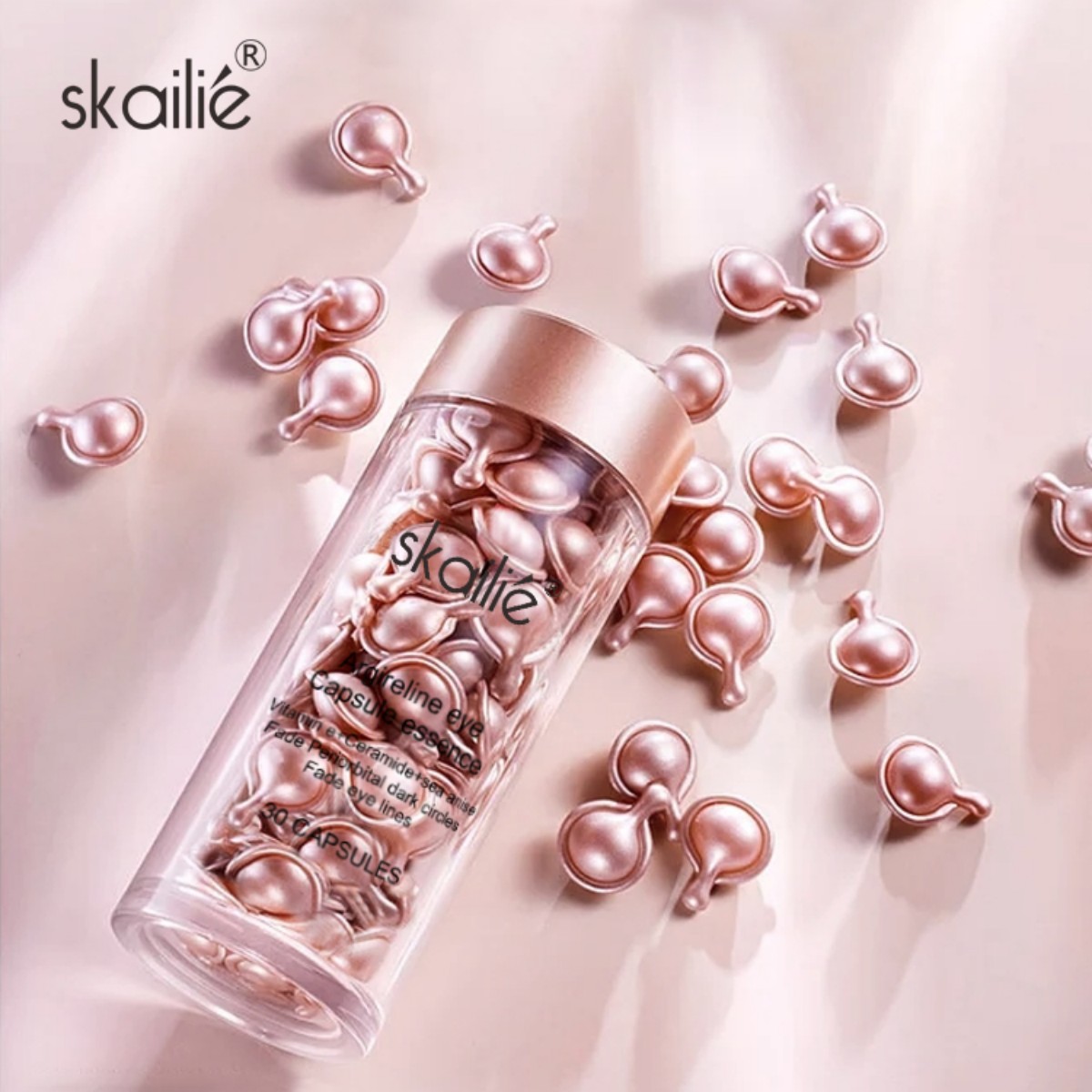 Eye wrinkle eraser! Skailie hexapeptide Eye Cream Capsules 30 Capsules Moisturizing Anti-aging Eye Serum, private label Item Picture