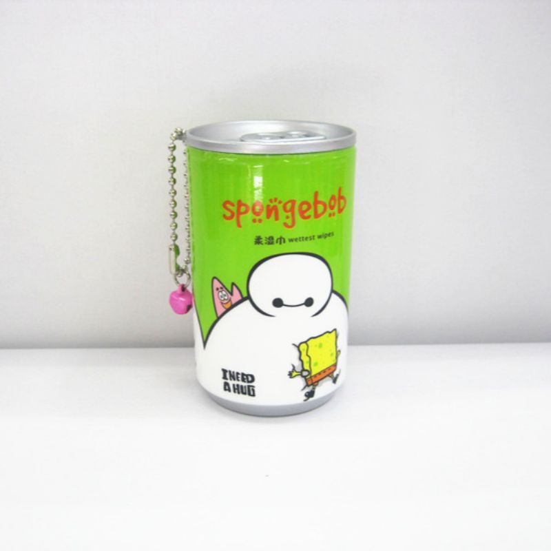 Big White Cartoon Series 30-piece canned mini cola pull-out wet wipes Item Picture