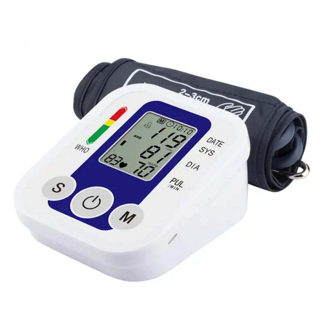 Voice broadcast fully automatic upper arm electronic blood pressure monitor B869 blue lens blood pressure measuring instrument