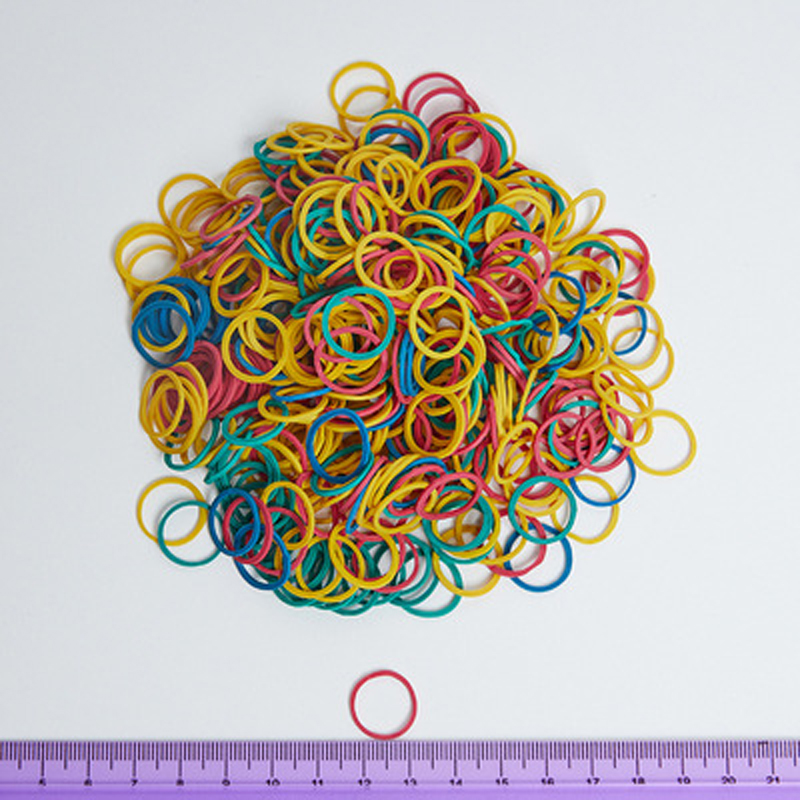 06彩色橡皮筋耐高温橡胶 圈高弹橡皮筋抗老化牛皮筋打包捆绑扎发