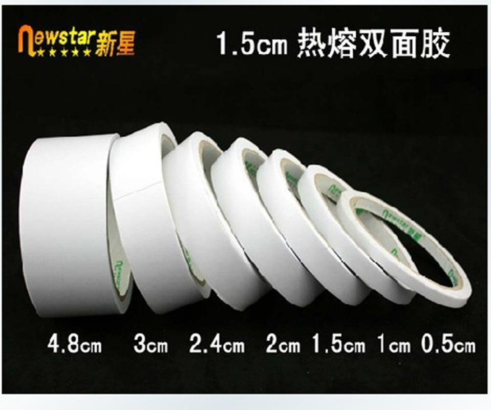 热熔 双面胶带 宽1.5CM 长10米 办公双面胶