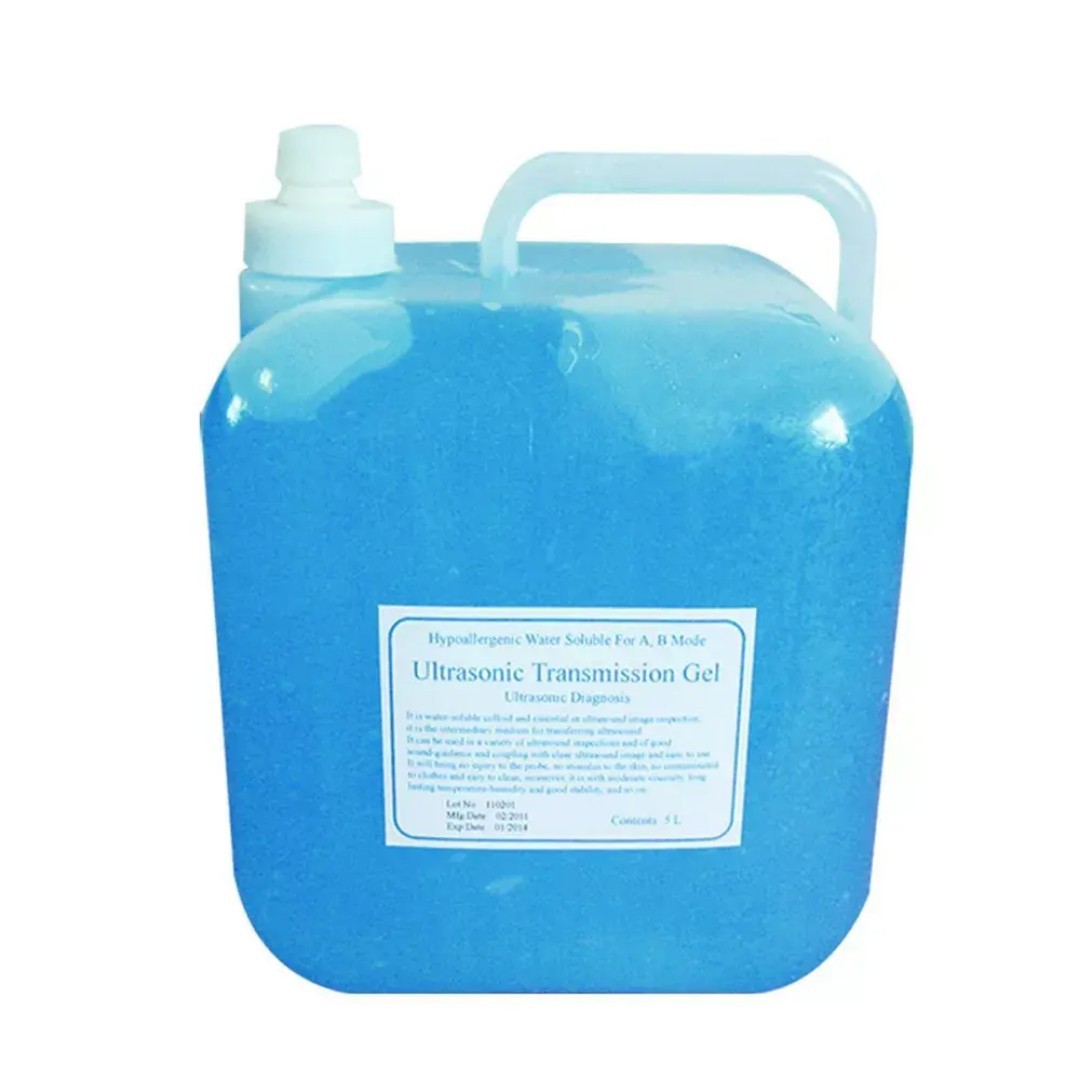 出口型医用超声耦合剂5000ml 淡蓝/无色可选 超声检查专用传导凝胶 外贸专供ultrasound gel