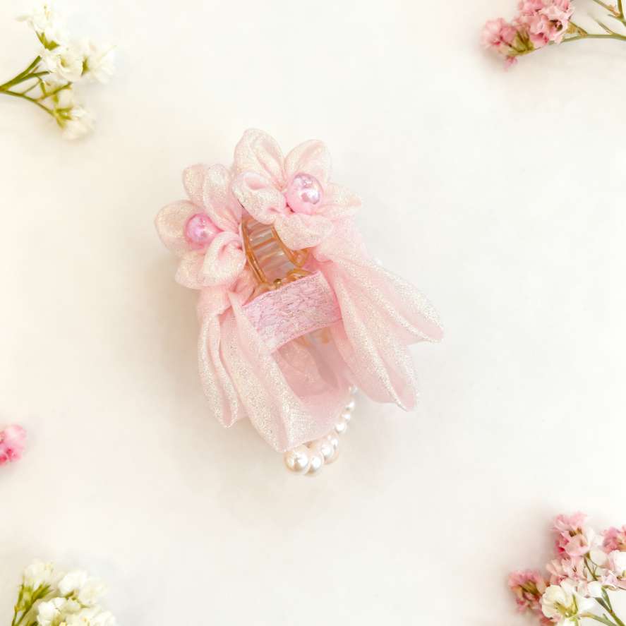 炫彩爱丽丝抓夹头饰儿童小女孩发饰可爱甜美百搭发饰粉色简约抓子