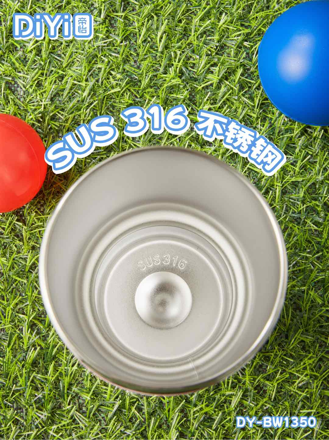 The DY-BW1350 Diyi Fresh Micro Landscape Insulated Cup is a food-grade tea strainer that allows you to enjoy flower tea and fruit tea freely pic 6