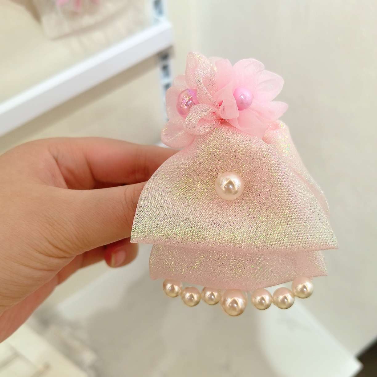 炫彩爱丽丝抓夹头饰儿童小女孩发饰可爱甜美百搭发饰粉色简约抓子详情图3