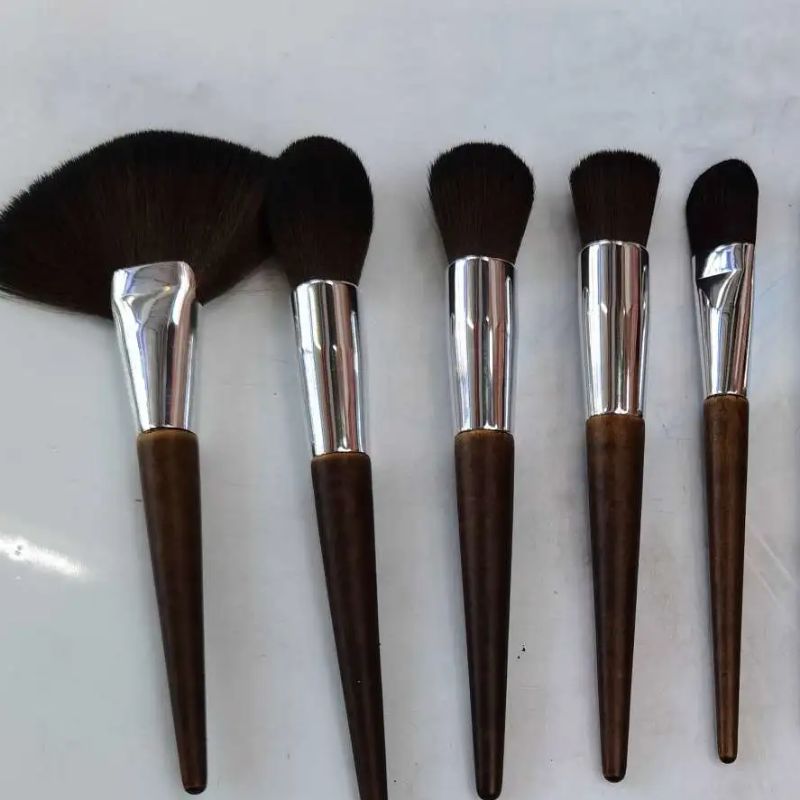 18-piece set brush factory direct sales of makeup brushes, makeup tools, beauty tools, black Specification image