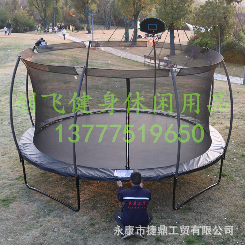 【厂家直销】蹦蹦床室内儿童户外广场家用弹跳床商用成人幼儿园大型篮球跳跳床详情图5