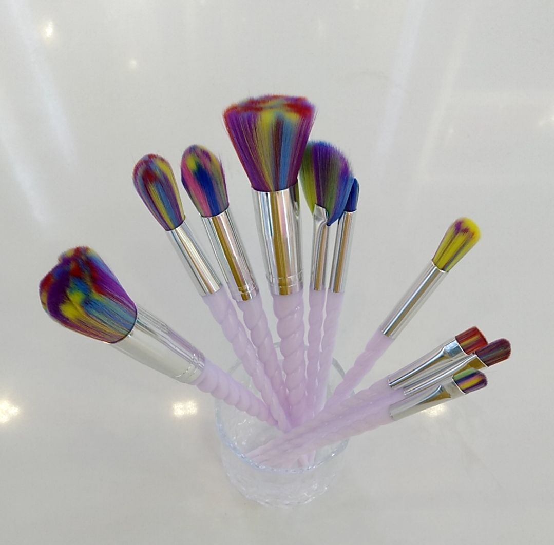 美妆套刷10支装 彩色02
