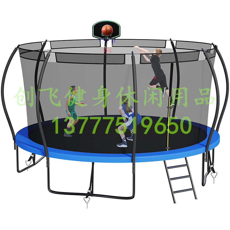 【厂家直销】蹦蹦床室内儿童户外广场家用弹跳床商用成人幼儿园大型篮球跳跳床详情图4