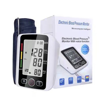 Foreign trade English version electronic blood pressure monitor, rechargeable backlit blood pressure measuring instrument, blood pressure monitor, Russian blood pressure gauge, foreign trade blood detail image 2
