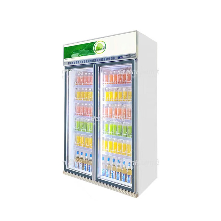 Commercial convenience store supermarket refrigerated beverage and wine DisplayChiller display cabinet