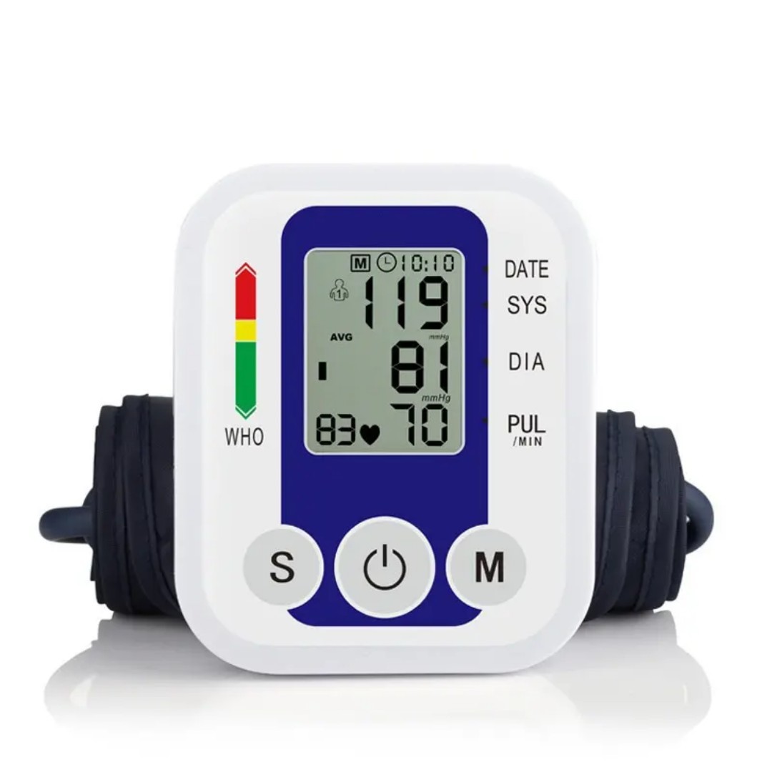 Voice broadcast fully automatic upper arm electronic blood pressure monitor B869 blue lens blood pressure measuring instrument detail image 3