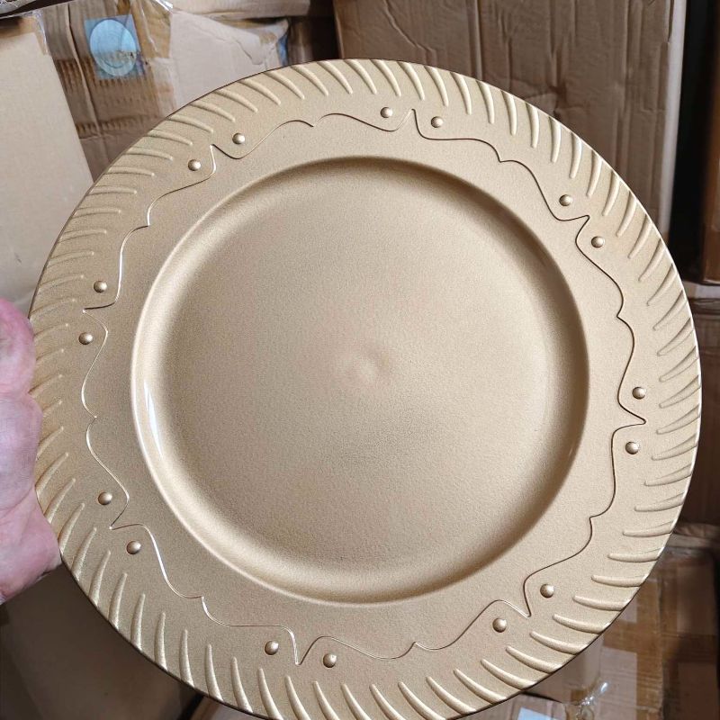 塑料盘子现货供应圣诞  盘子