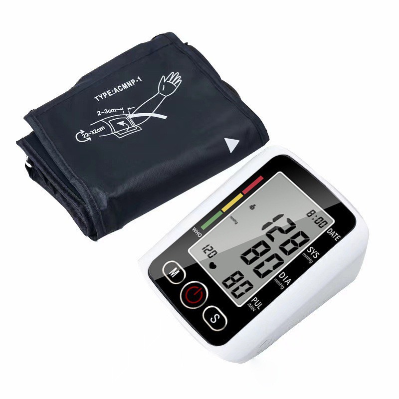 Foreign trade English version electronic blood pressure monitor, rechargeable backlit blood pressure measuring instrument, blood pressure monitor, Russian blood pressure gauge, foreign trade blood detail image 4