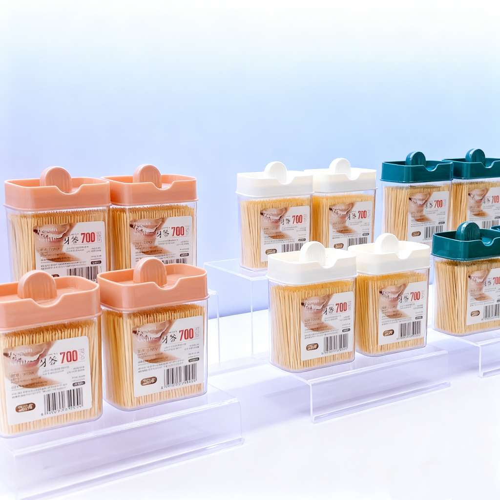 5094-700 carbonized bamboo toothpicks, toothpick box, household personalized and creative toothpick holder, high appearance level, restaurant toothpick can, commercial toothpick bottle