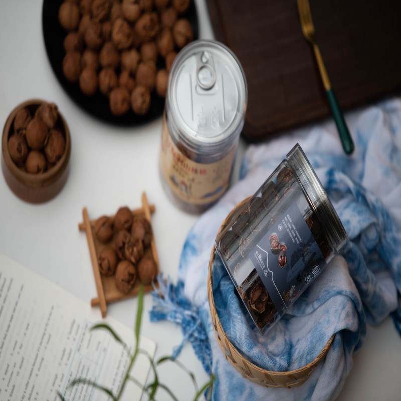 临安6罐礼盒装山核桃手剥新货椒盐水煮奶油包邮详情3