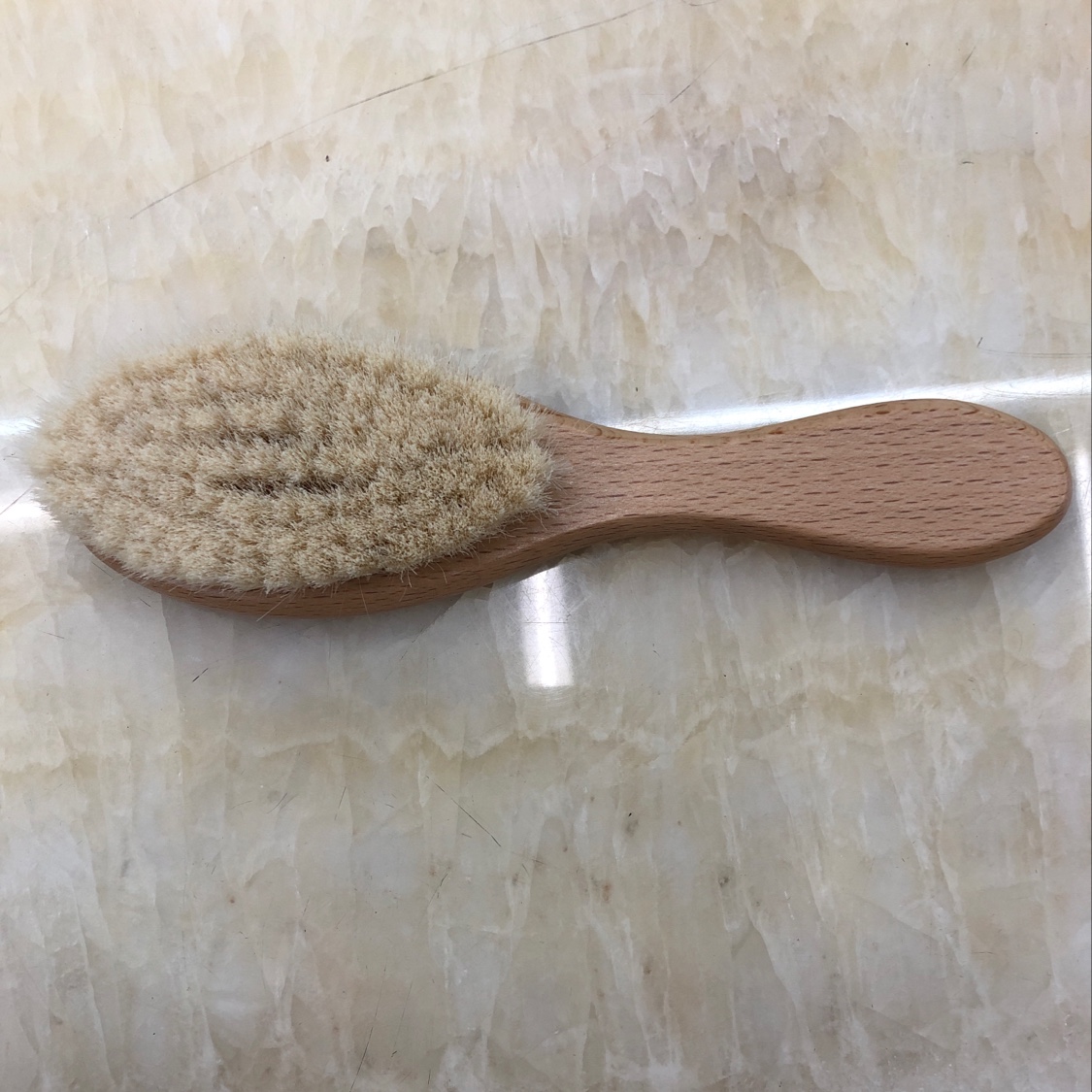 原木羊毛刷美容美发刷厂家直销1