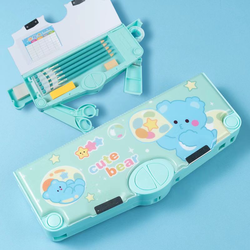 卡通可爱文具盒学生用品办公文具细节图