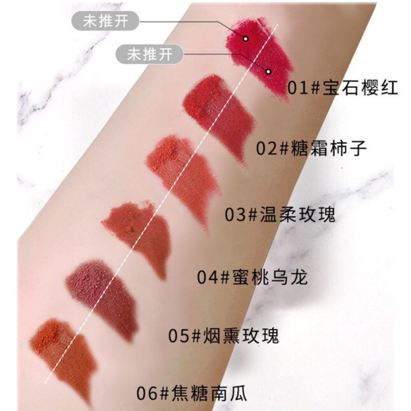 Hengfang Original Color Light Mist Lip Gloss [Lips]H7056 Fine Powder Essence Light Application Hydrating Air Particle Lip Powder Combination Item Picture