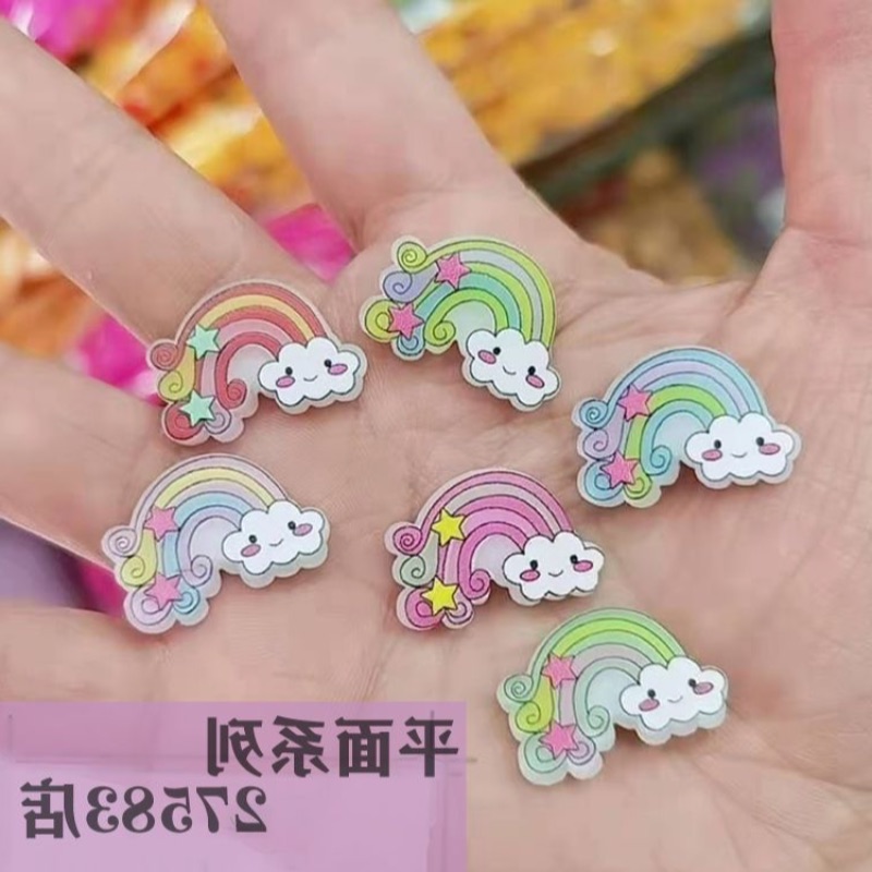 平板树脂头饰斜视装饰品儿童玩具礼盒包装DIY配件现货仿真花女2025森系仿真花郁金香假花软装花艺