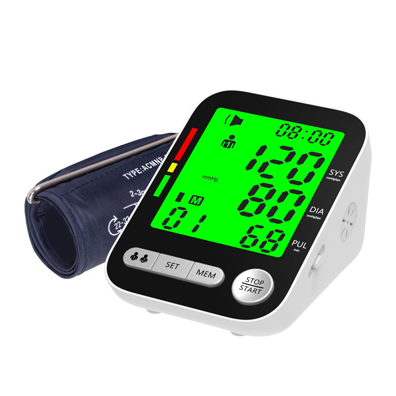 Foreign trade large screen blood pressure monitor, Changkun upper arm blood pressure measuring instrument, Amazon AliExpress blood pressure monitor source wholesale detail image 2