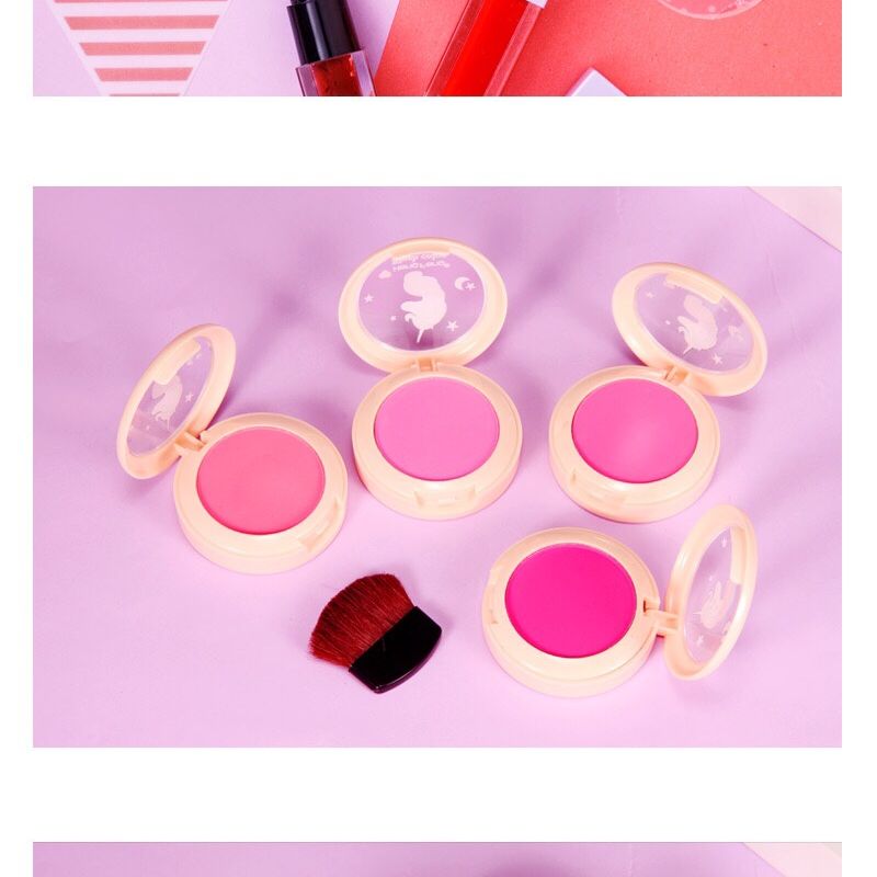 Hengfang Xingchen Huancai Makeup Set ❣️ H8210A Cunning Blush 6.5g+ Mirror Lip Gloss 3.5g Dazzling and Sparkling Play Color Set Box One box creates a charming makeup look 5