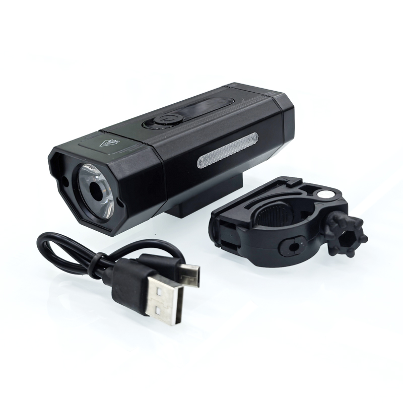 BL100 aluminum headlamp USB charging bicycle aluminum alloy headlamp bicycle headlamp strong light flashlight cycling equipment Item Picture