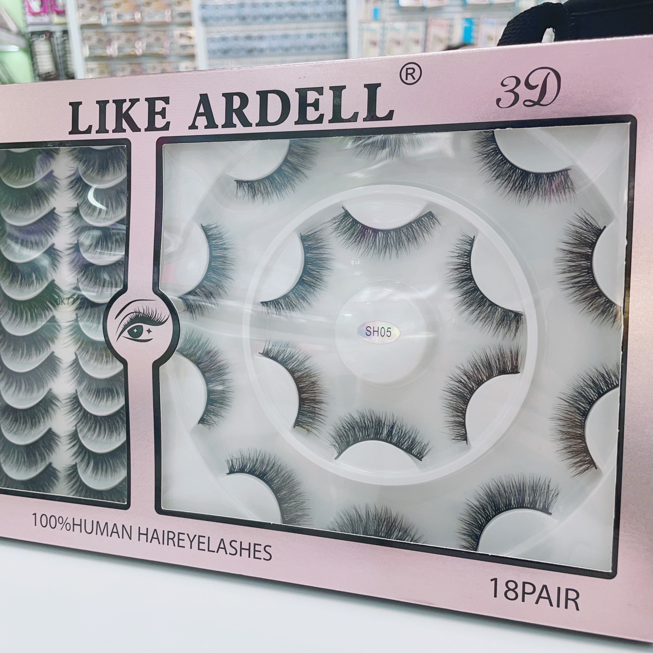 3D假睫毛 多层立体逼真眼睫毛 自然裸妆隐形黑梗002