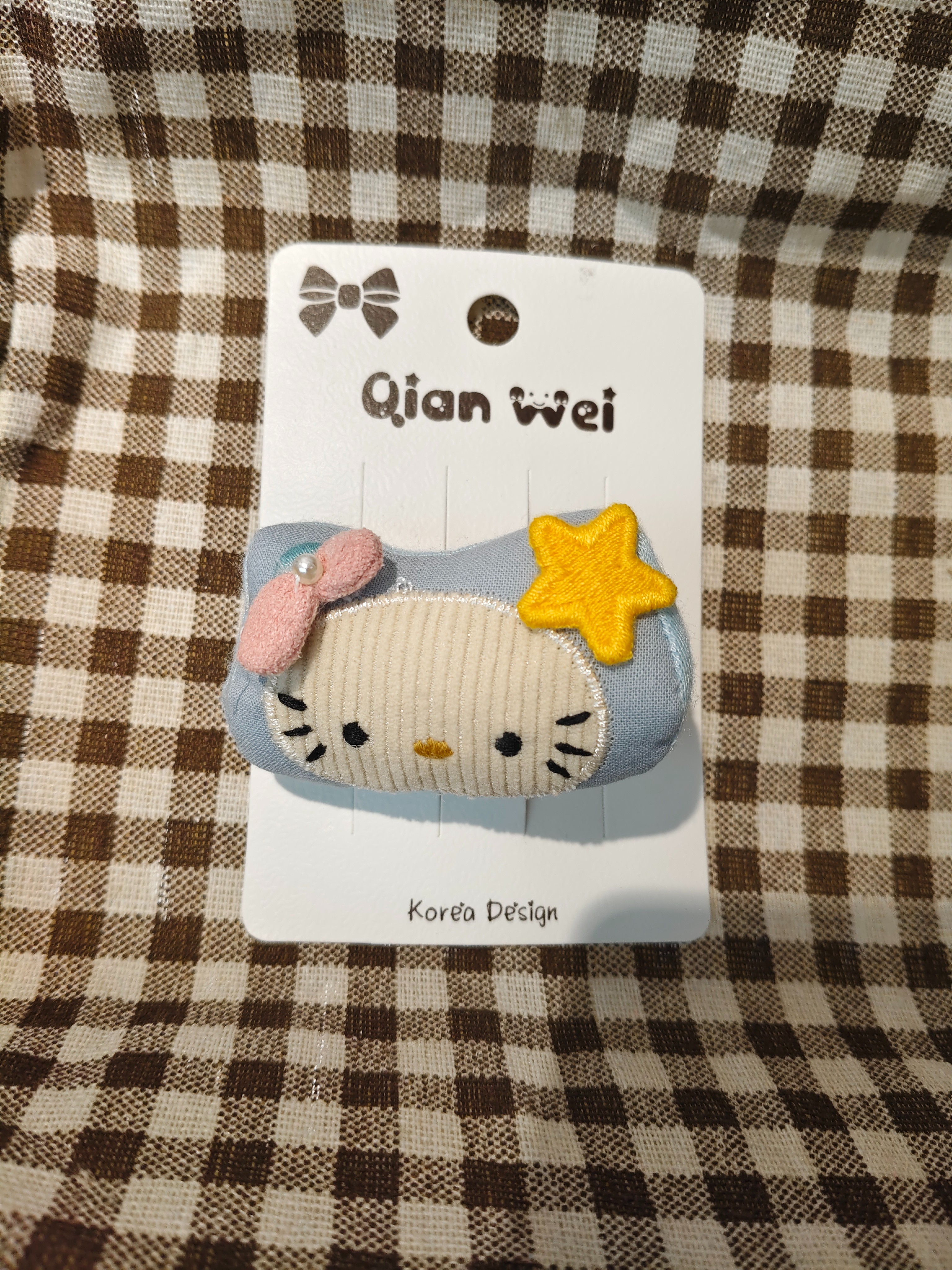 蓝色星星KT发夹