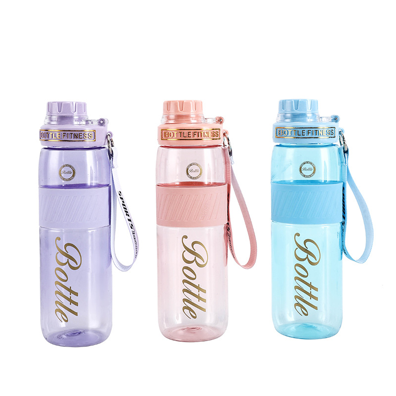 H164-HY-001 Portable sports plastic water cup, food-grade anti-drop portable cup, handle cup for girls detail image 7