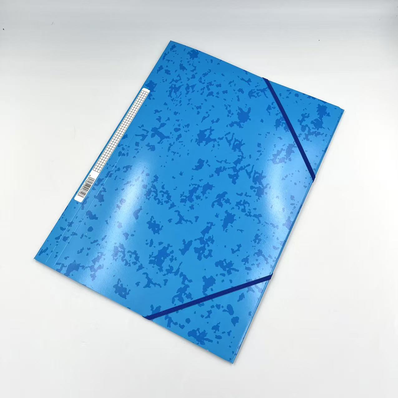 Patterned paper folder binding, simple clip, A4 file folder, office paper storage clip, three-page clip Item Picture