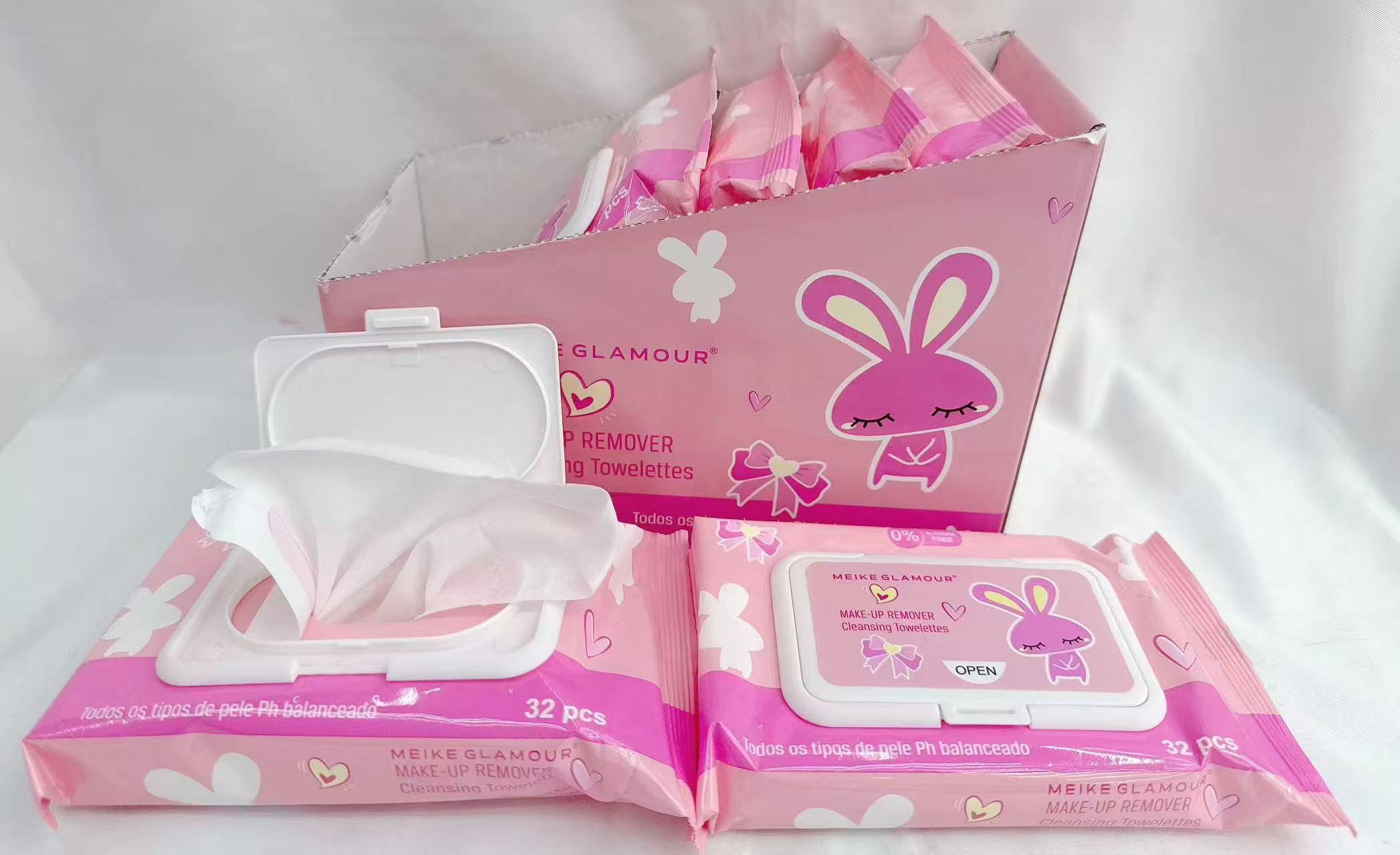 MEIKE GLAMOUR卸妆湿巾清洁面部温和柔软卸妆用品