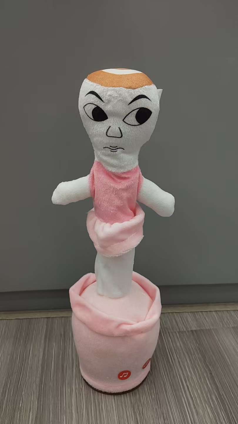 Wholesale of cross-border best-selling dancing Shan Hai Jing recitation dolls, plush toys that learn to speak, and small dolls details Picture