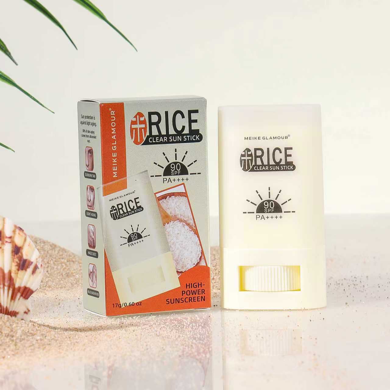 MEIKE GLAMOUR大米高能防晒棒SPF90 PA++++防晒霜