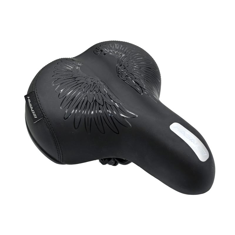 250108 Enlarged and widened saddle, bicycle saddle, mountain bike seat cushion, bicycle seat cushion, bicycle seat cushion bag details Picture