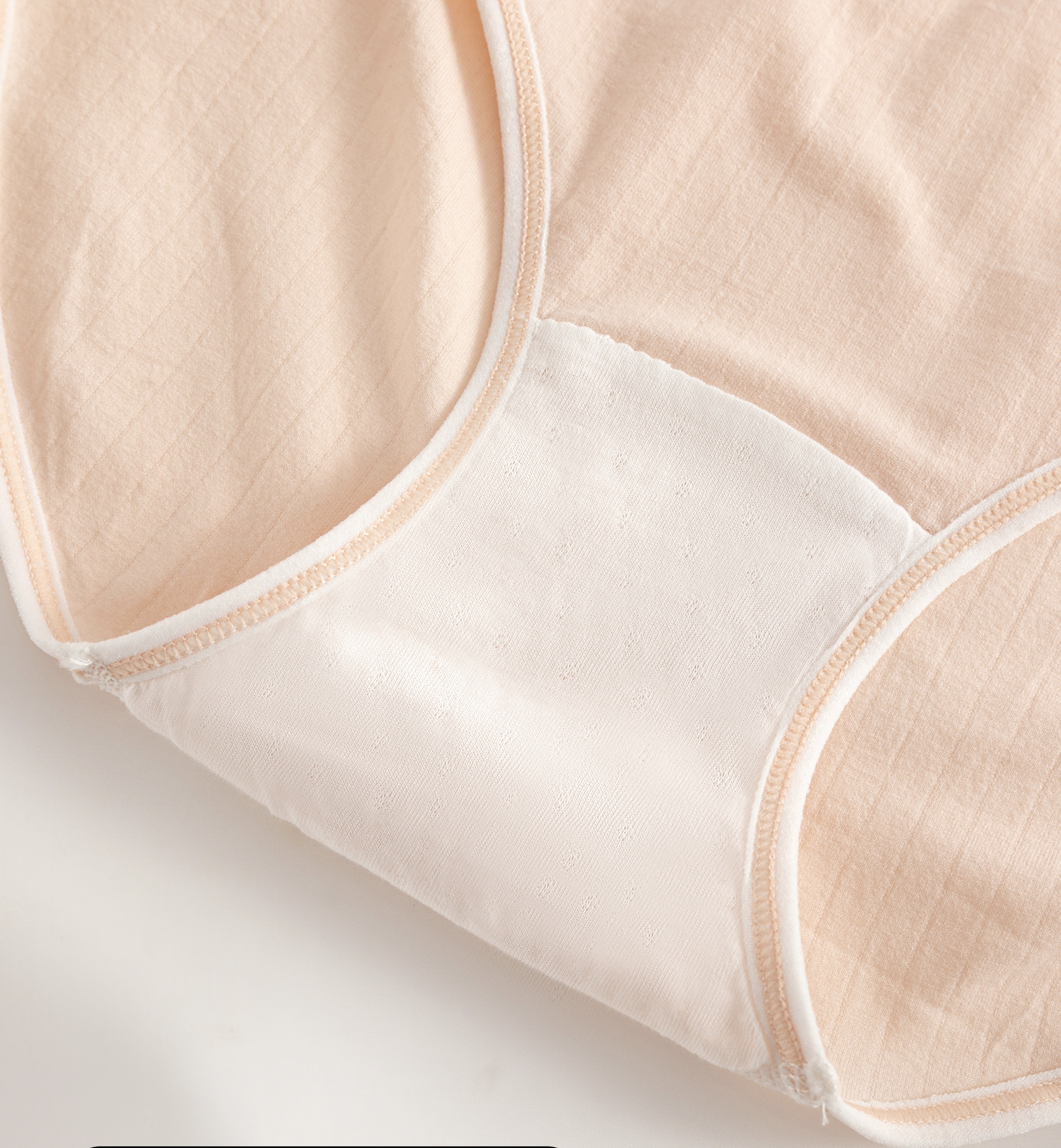 Cotton mid-low waist girls' underwear, simple color contrast waist, comfortable and breathable, cute cartoon girls' underwear, student underwear Specification drawing