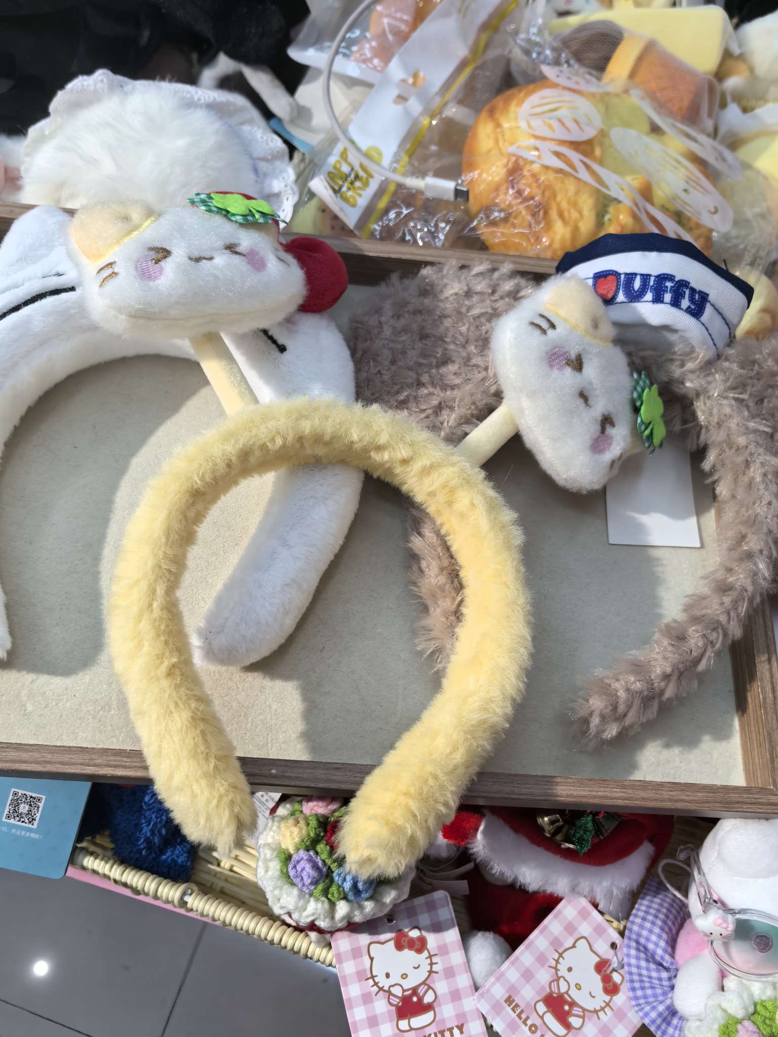 Cute hair bands, fluffy hair bands, and funny hair bands