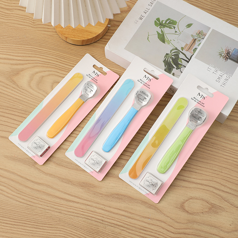 miss betty品牌高档热销精致双面吸卡吸塑包装修甲修脚套装