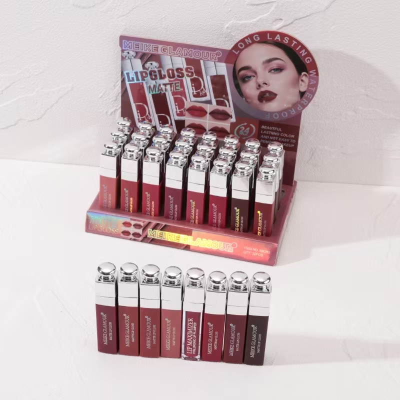 MEIKE GLAMOUR彩妆不沾杯唇彩润泽持久唇彩MK258