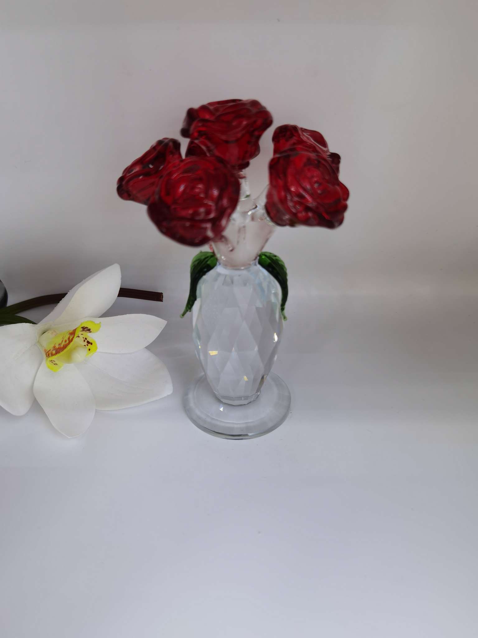 Crystal rose bouquet