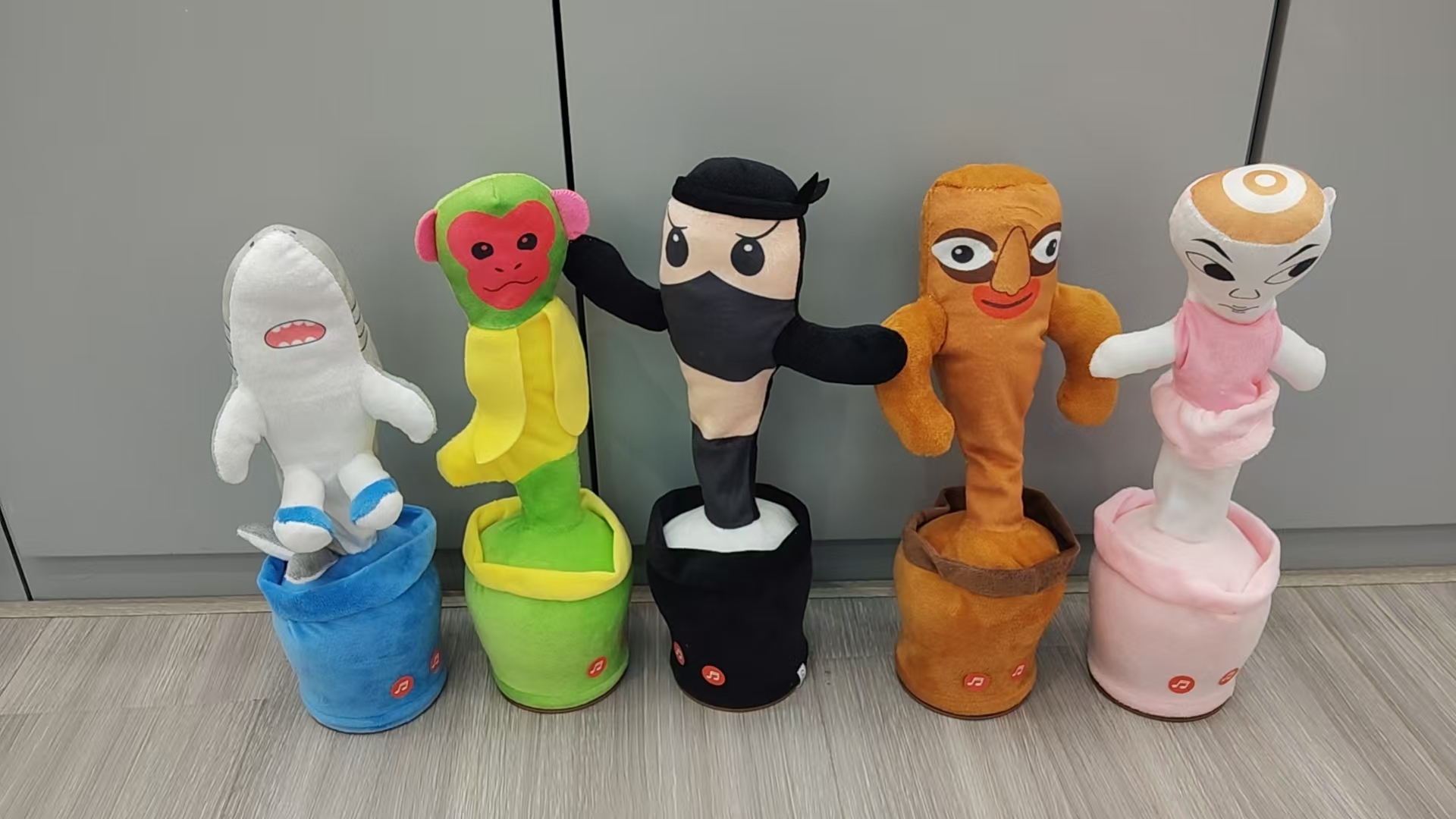 跨境爆款跳舞山海经复读玩偶学说话的毛绒玩具小娃娃公仔玩具批发